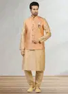 Festive Wear Wholesale Kurta Pajama With Jacket Mens Collection